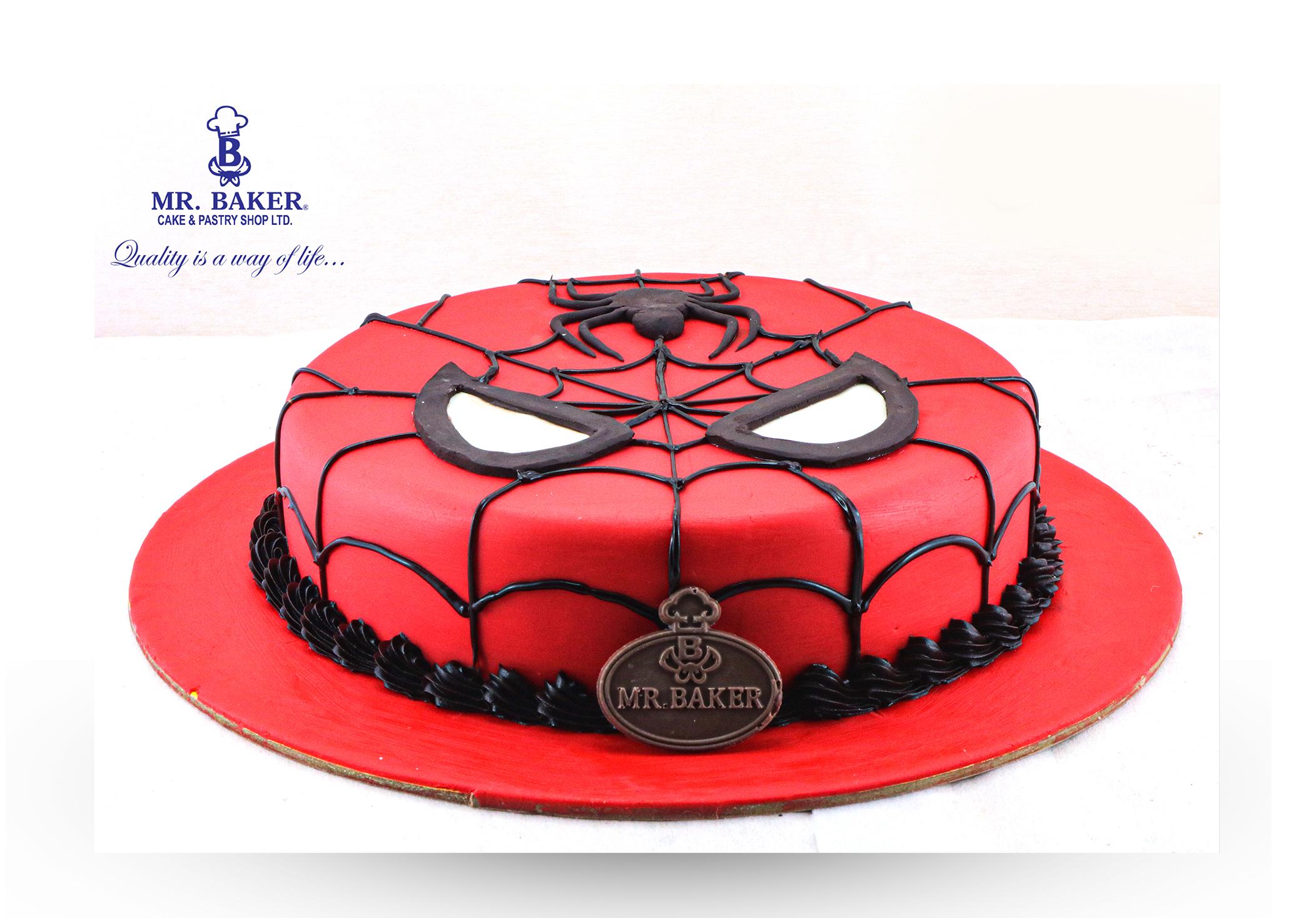 Spider man cake 